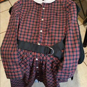 Girls Polo Ralph Lauren plaid dress like new